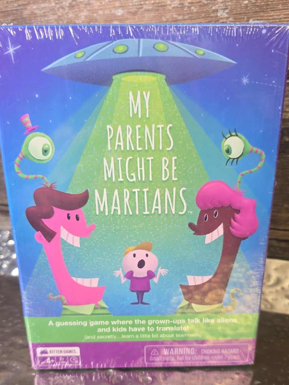 My Parents Might Be Martians Family Party Game - Age 4+, NWT